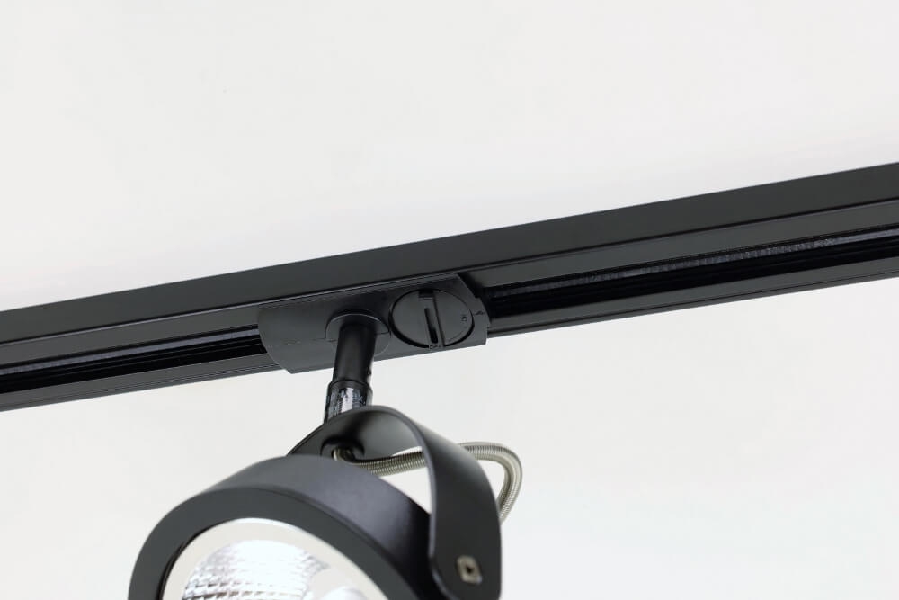 Smal afdichtprofiel / Insert voor spanningsrail LUNA | Zwart 2 meter