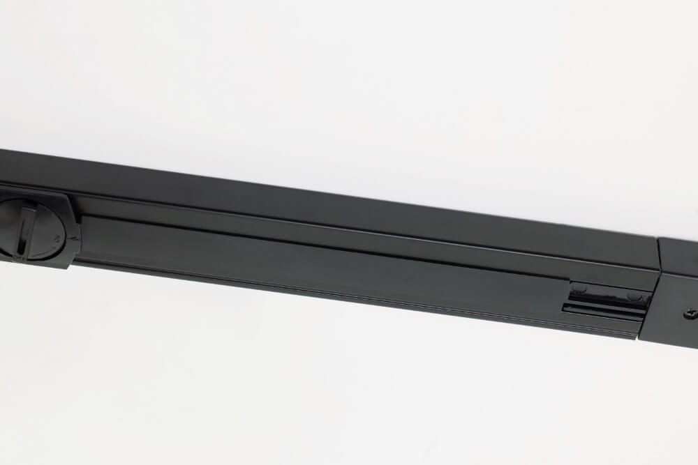 Smal afdichtprofiel / Insert voor spanningsrail LUNA | Zwart 2 meter