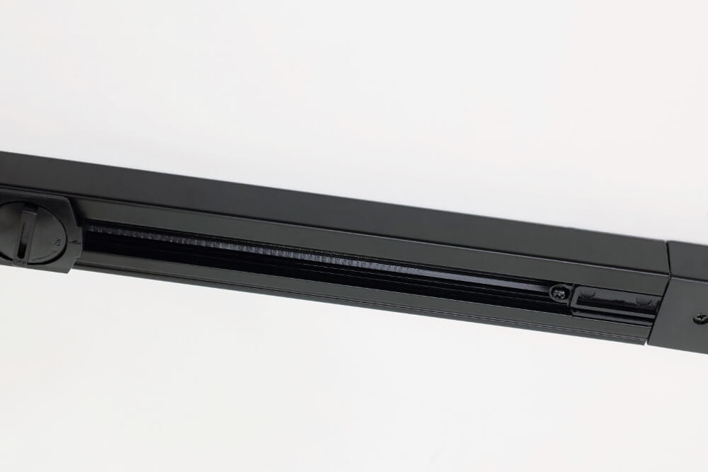 Smal afdichtprofiel / Insert voor spanningsrail LUNA | Zwart 2 meter