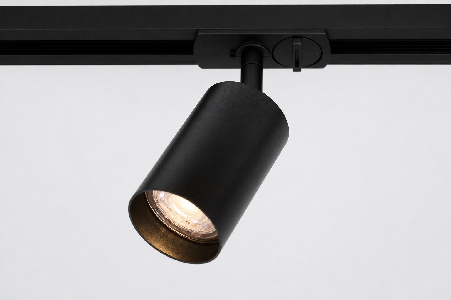 Railspot CILINDRA voor LUNA spanningsrail | Zwart