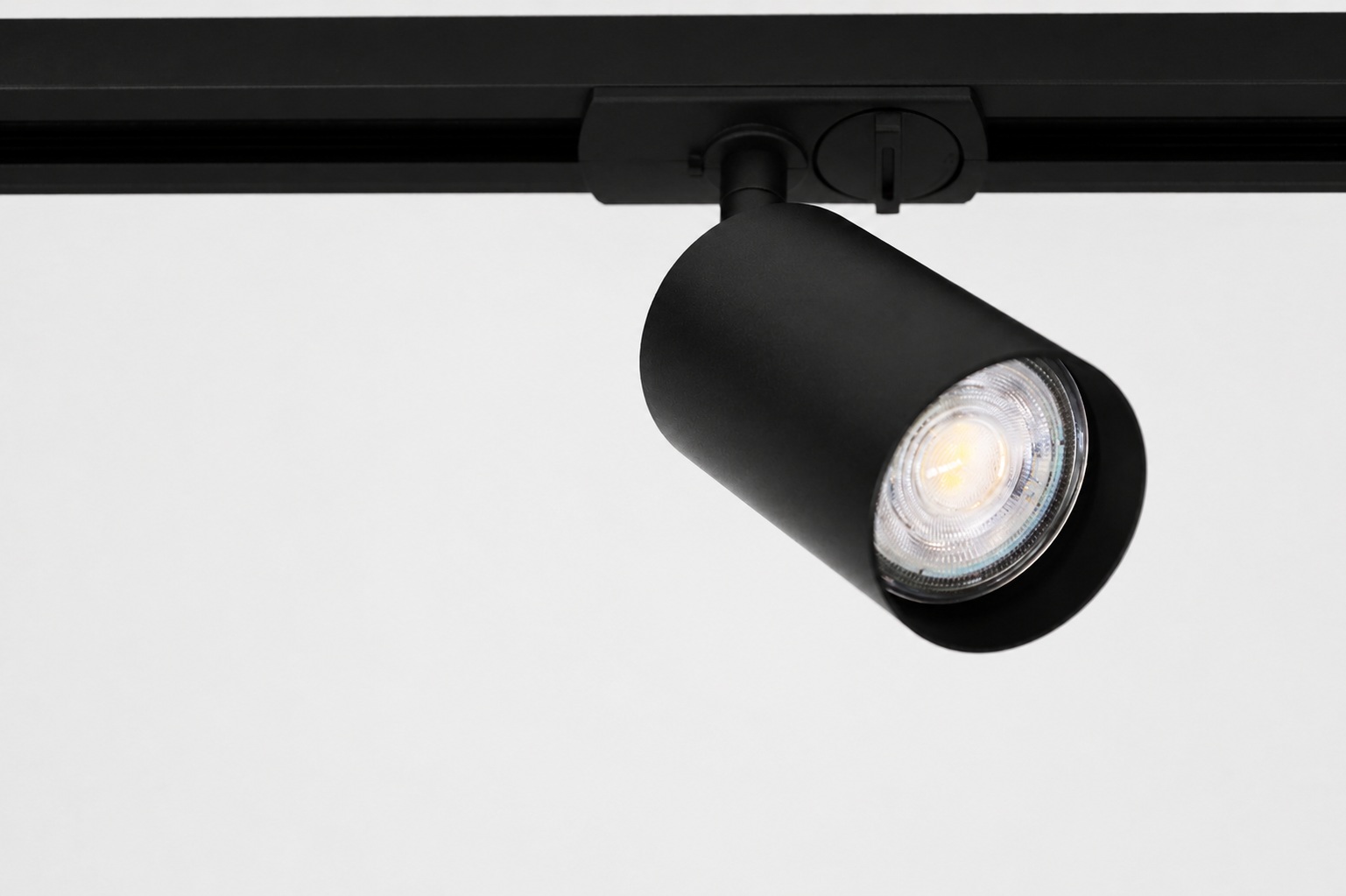 Railspot CILINDRA voor LUNA spanningsrail | Zwart