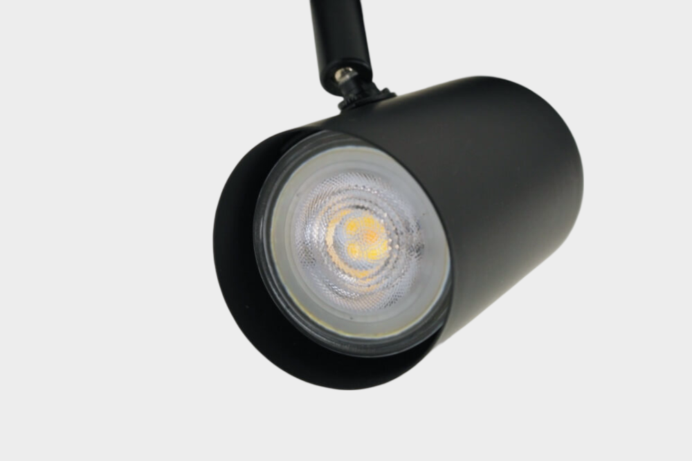 Railspot CILINDRO voor LUNA spanningsrail | Zwart