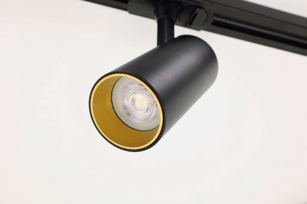 Railspot TELESCOPE XL voor LUNA spanningsrail | Zwart / Goud