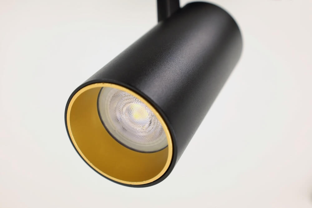 Railspot TELESCOPE XL voor LUNA spanningsrail | Zwart / Goud