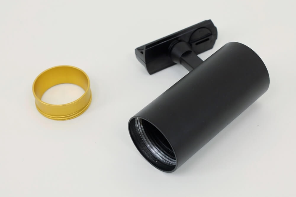 Railspot TELESCOPE XL voor LUNA spanningsrail | Zwart / Goud