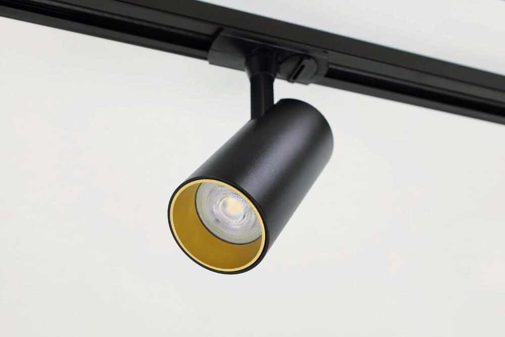 Railspot TELESCOPE XL voor LUNA spanningsrail | Zwart / Goud