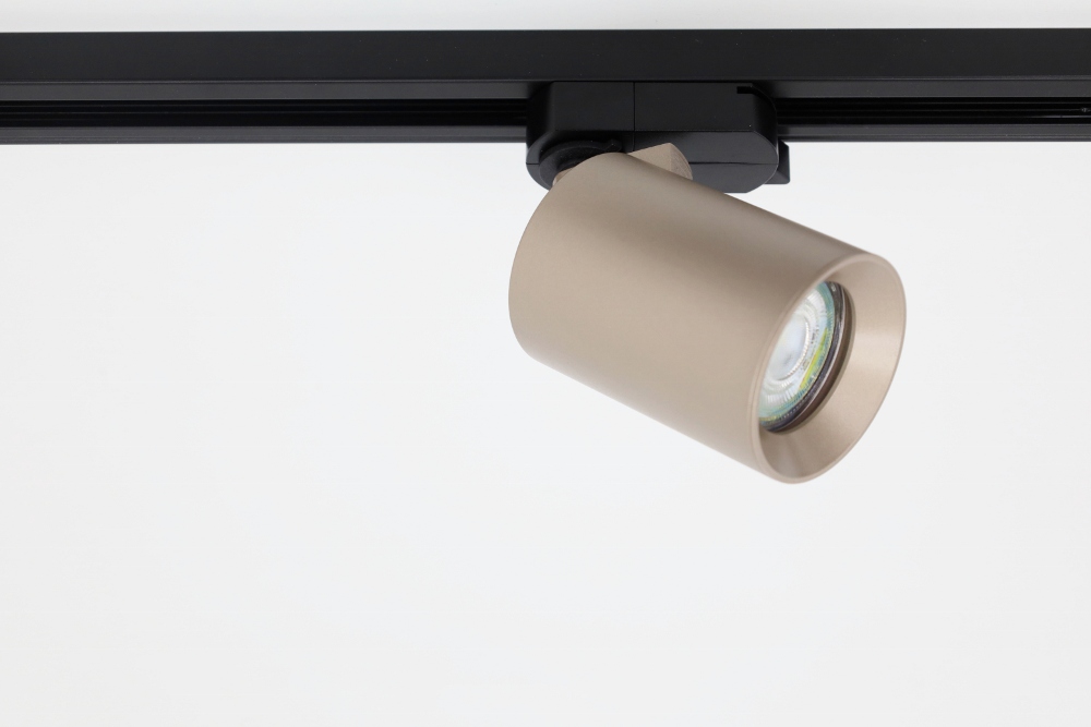 Railspot MIKKY voor LUNA spanningsrail | Zwart / Champagne