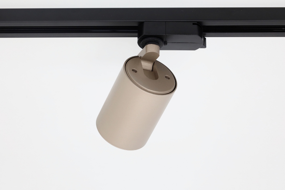 Railspot MIKKY voor LUNA spanningsrail | Zwart / Champagne
