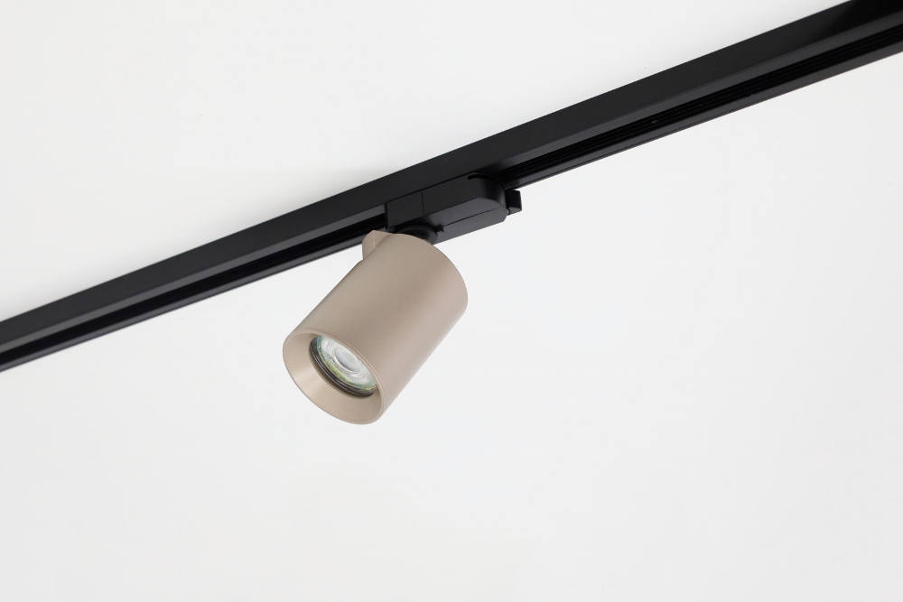 Railspot MIKKY voor LUNA spanningsrail | Zwart / Champagne