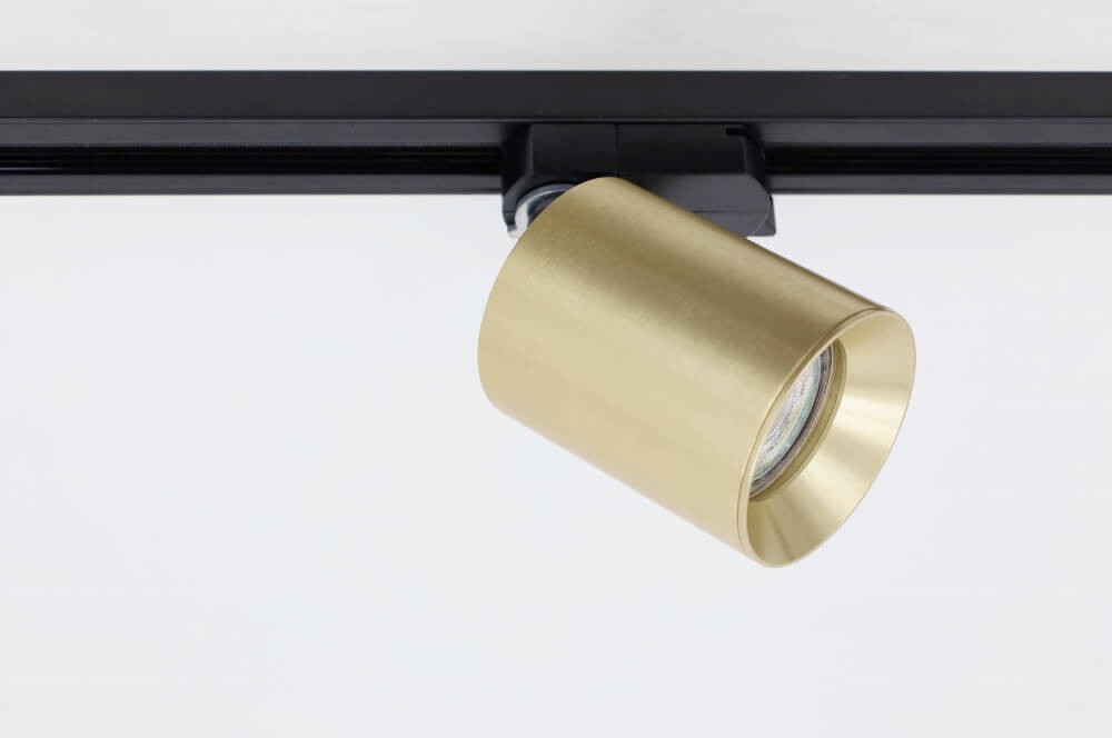 Railspot MIKKY voor LUNA spanningsrail | Zwart / Goud