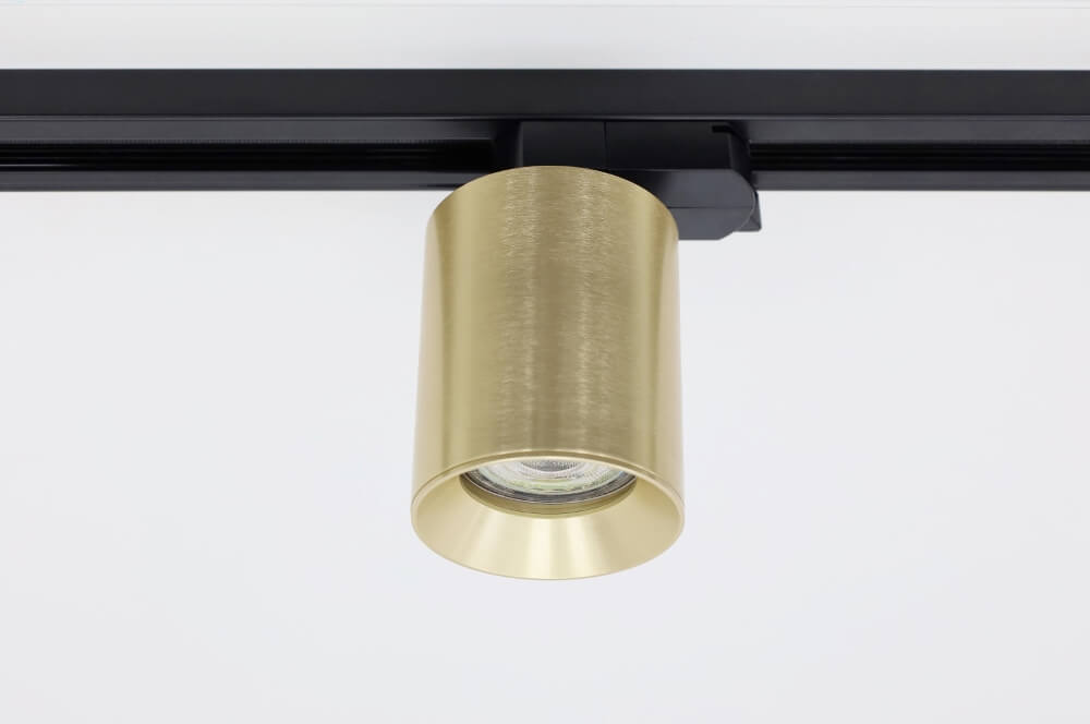 Railspot MIKKY voor LUNA spanningsrail | Zwart / Goud