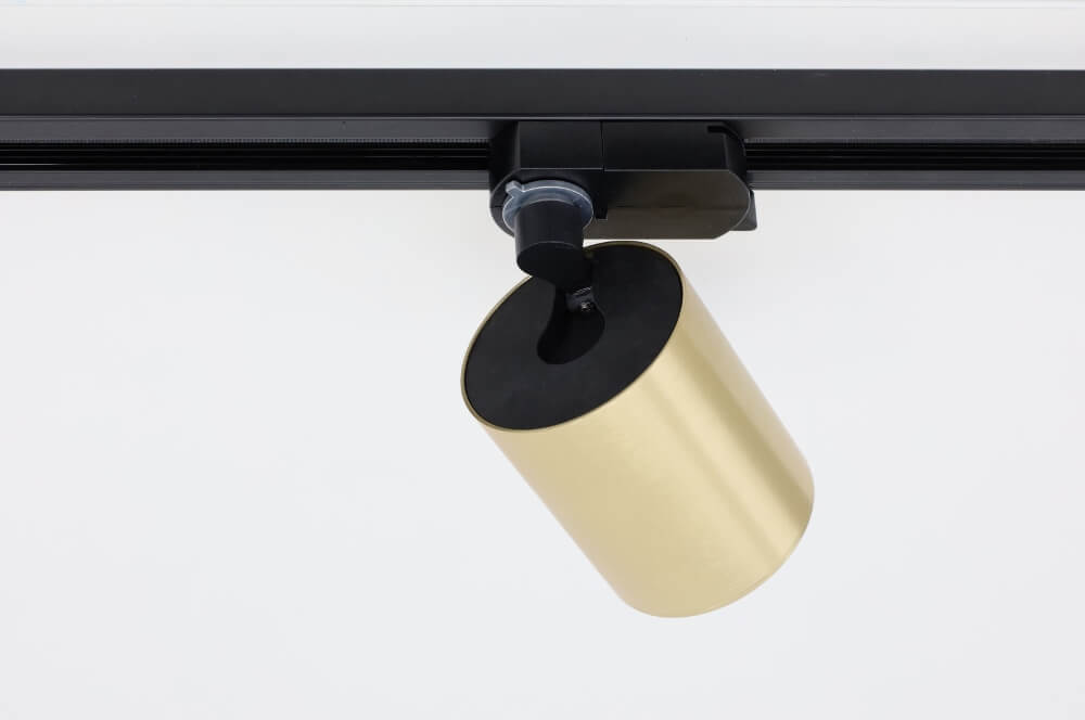 Railspot MIKKY voor LUNA spanningsrail | Zwart / Goud
