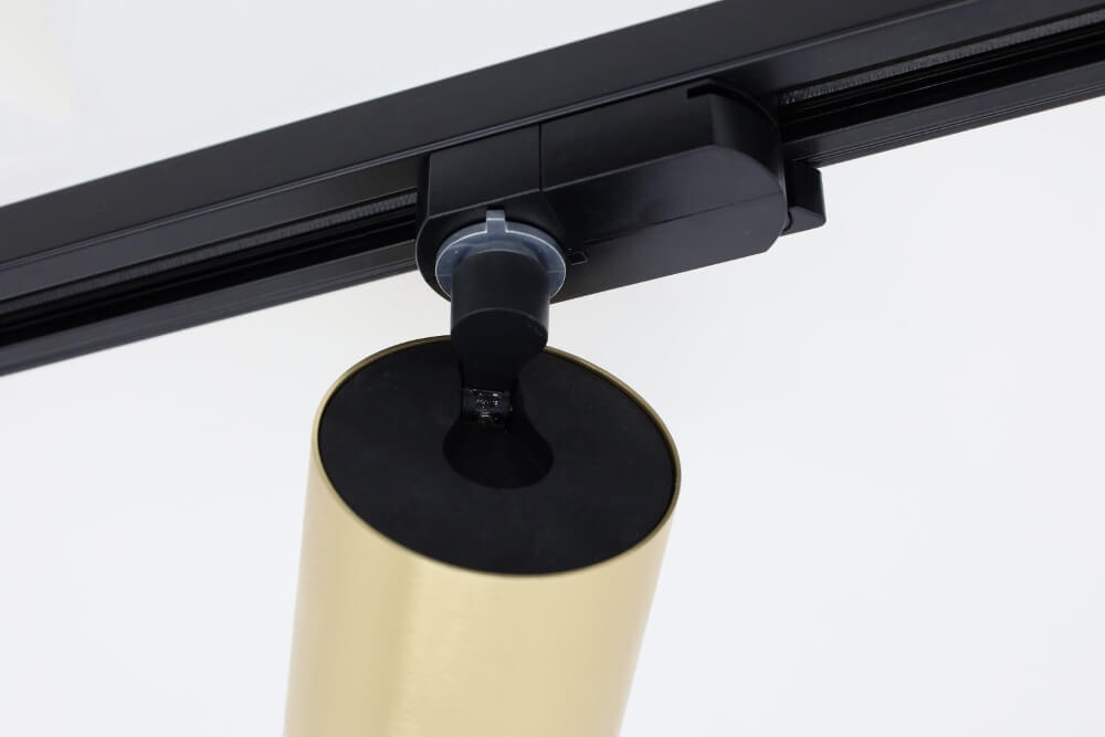 Railspot MIKKY voor LUNA spanningsrail | Zwart / Goud
