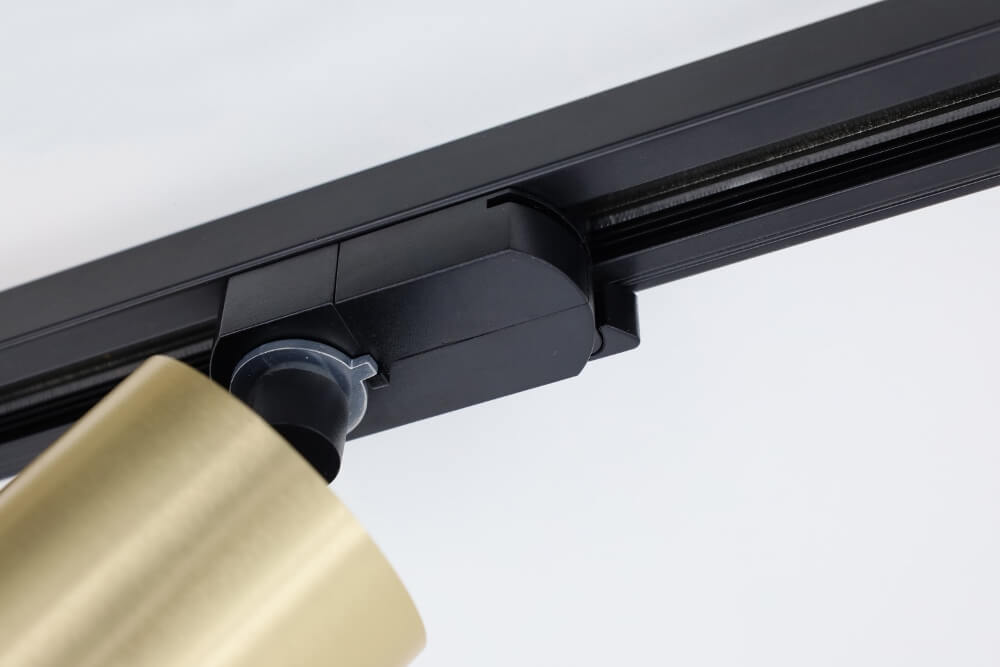 Railspot MIKKY voor LUNA spanningsrail | Zwart / Goud