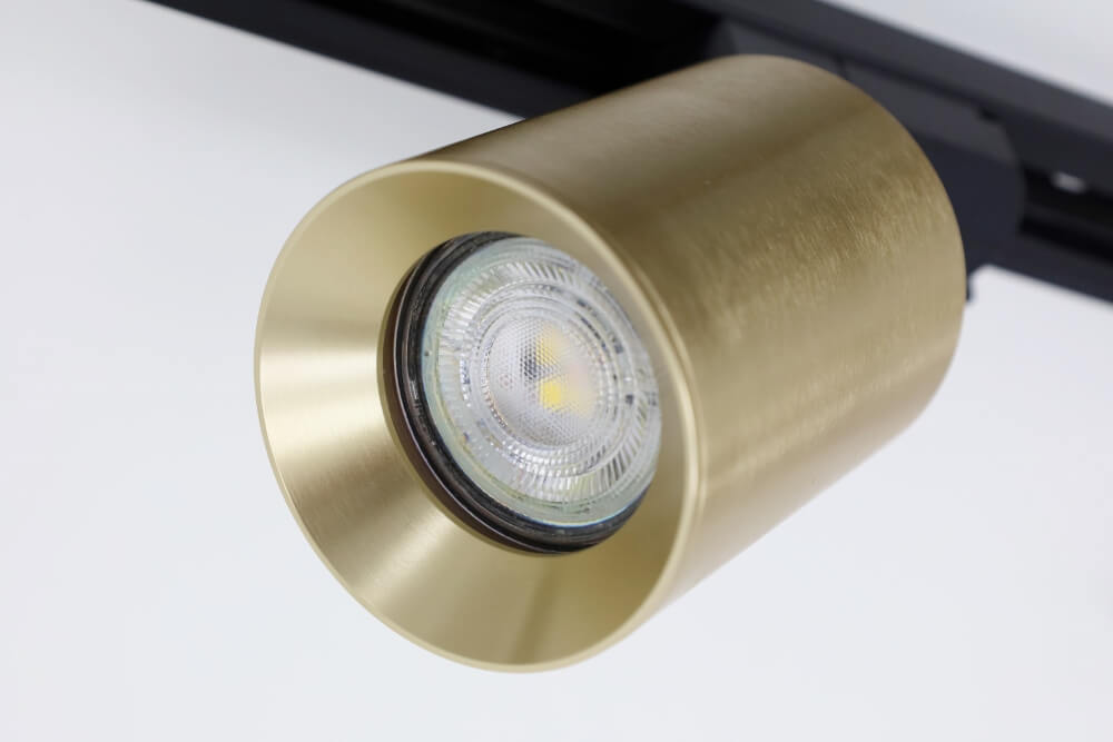 Railspot MIKKY voor LUNA spanningsrail | Zwart / Goud
