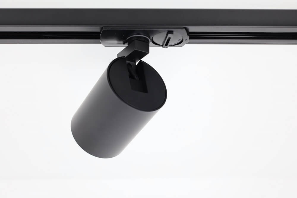 Railspot MILANO voor LUNA spanningsrail | Zwart