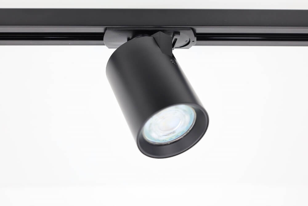 Railspot MILANO voor LUNA spanningsrail | Zwart