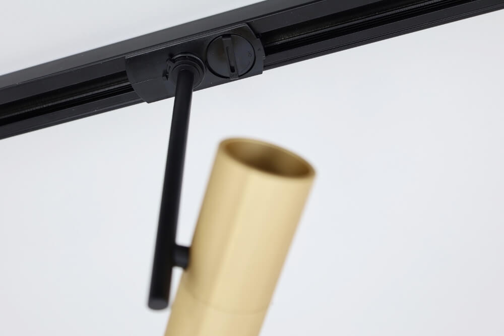 Railspot TELESCOPE XS voor LUNA spanningsrail | Zwart / Goud