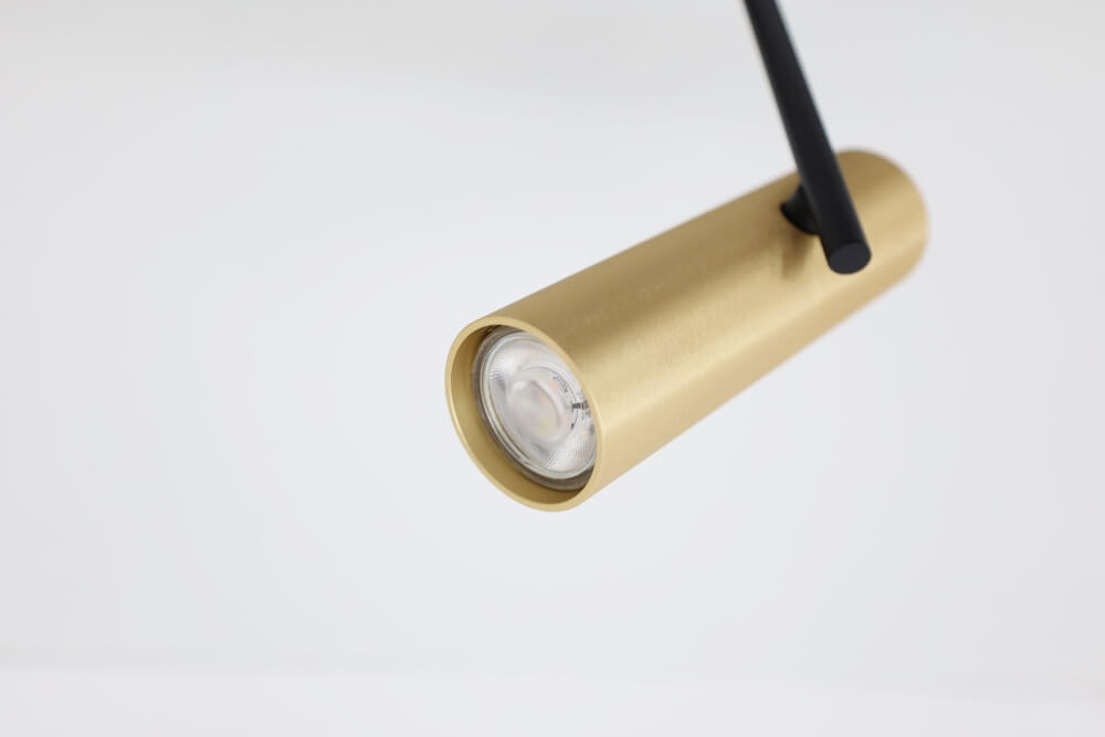Railspot TELESCOPE XS voor LUNA spanningsrail | Zwart / Goud
