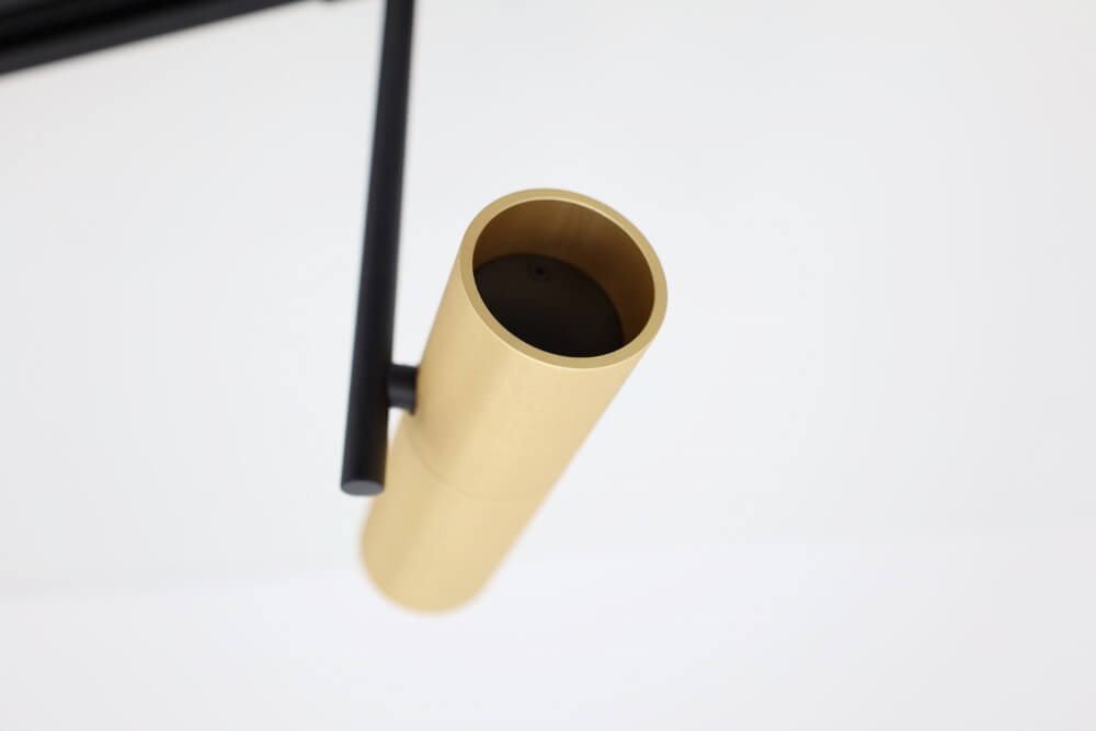 Railspot TELESCOPE XS voor LUNA spanningsrail | Zwart / Goud