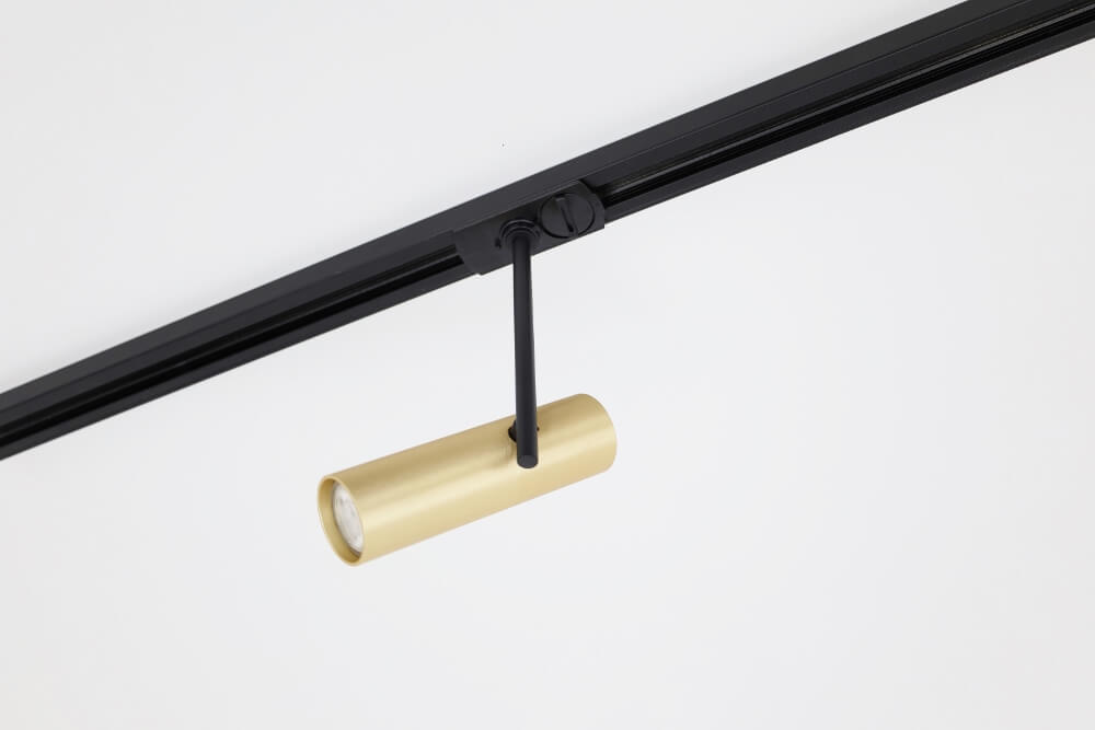 Railspot TELESCOPE XS voor LUNA spanningsrail | Zwart / Goud