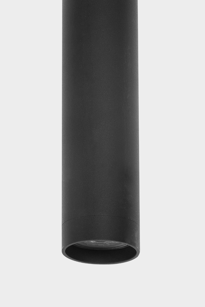 Koker hanglamp CHALA 25 cm voor LUNA spanningsrail | Zwart