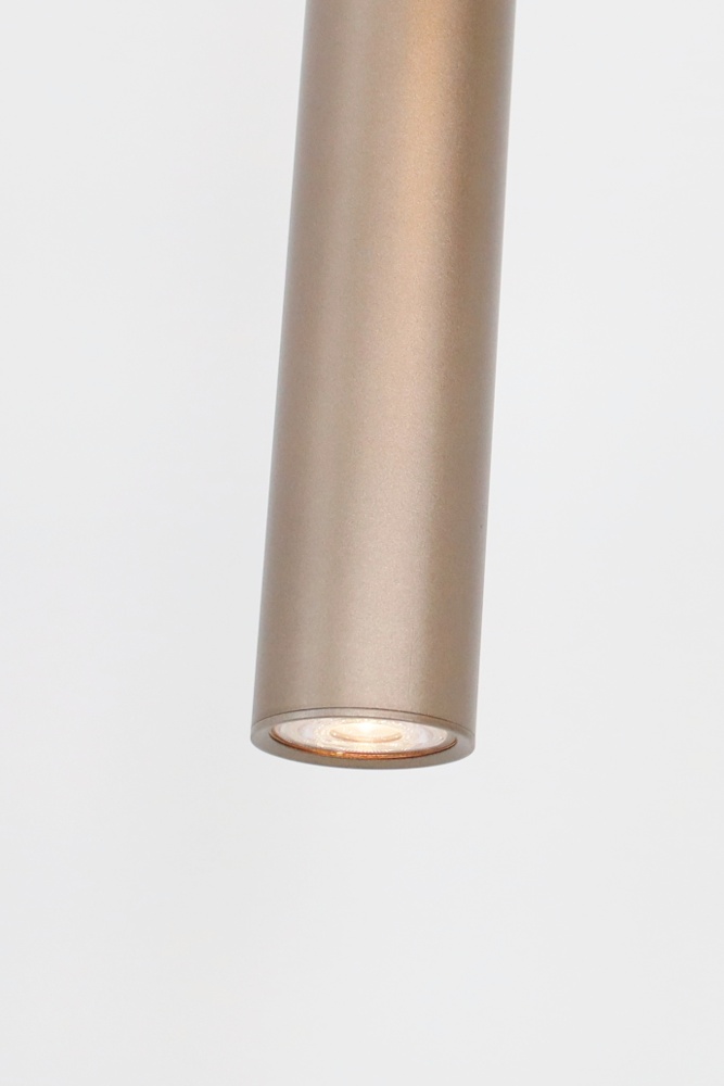 Koker hanglamp RUNNY 30 cm voor LUNA spanningsrail | Champagne