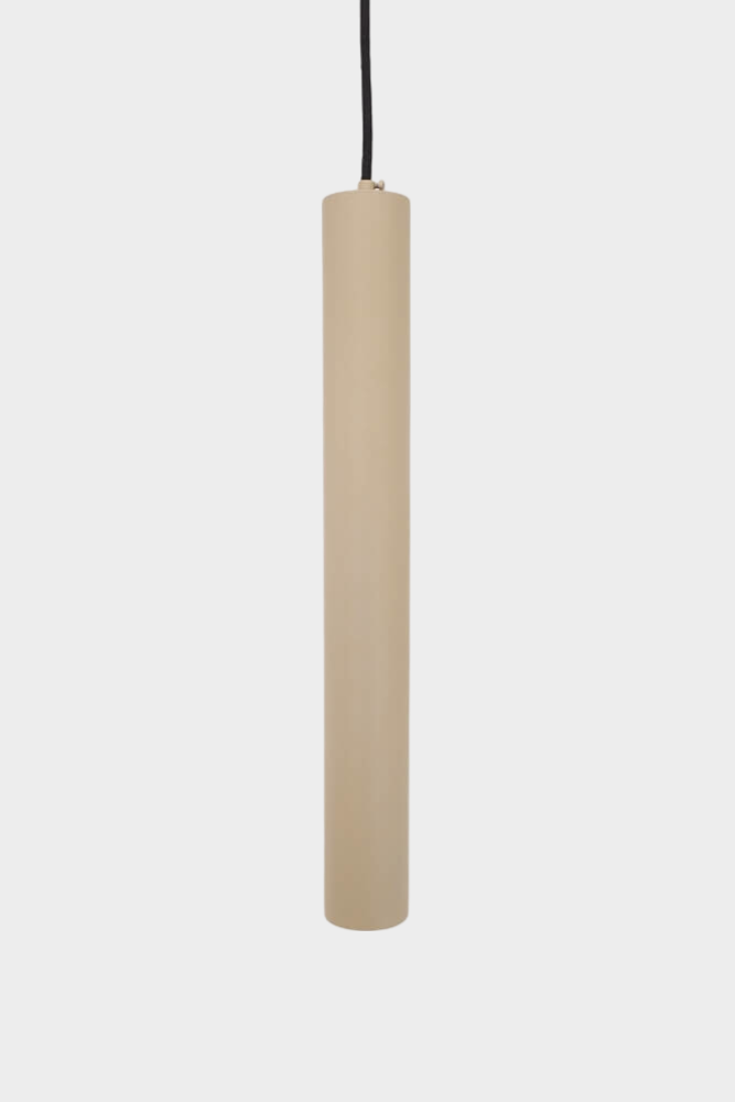 Koker hanglamp RUNNY 50 cm voor LUNA spanningsrail | Zand / Quartz