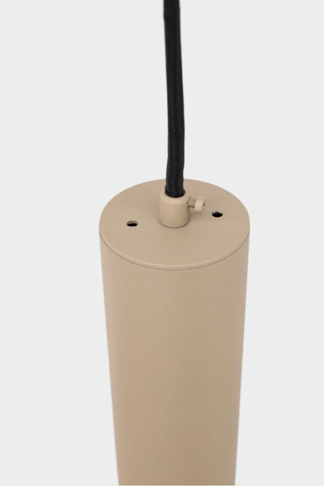 Koker hanglamp RUNNY 50 cm voor LUNA spanningsrail | Zand / Quartz