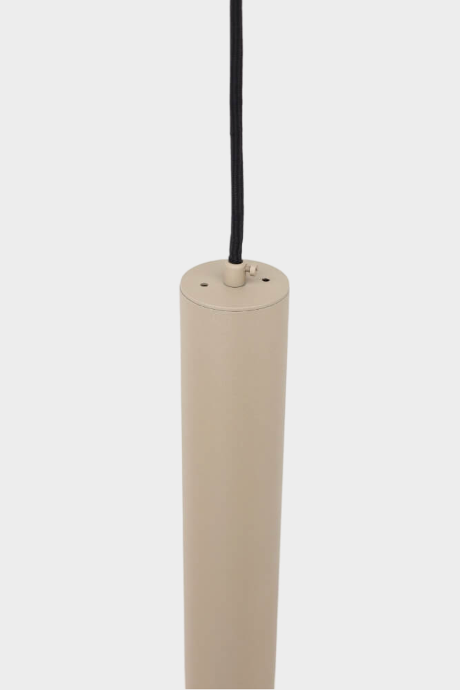 Koker hanglamp RUNNY 50 cm voor LUNA spanningsrail | Zand / Quartz