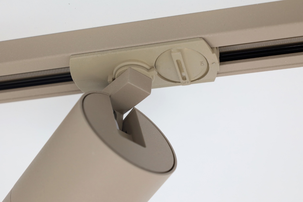 Railspot MILANO voor LUNA spanningsrail | Zand / Quartz