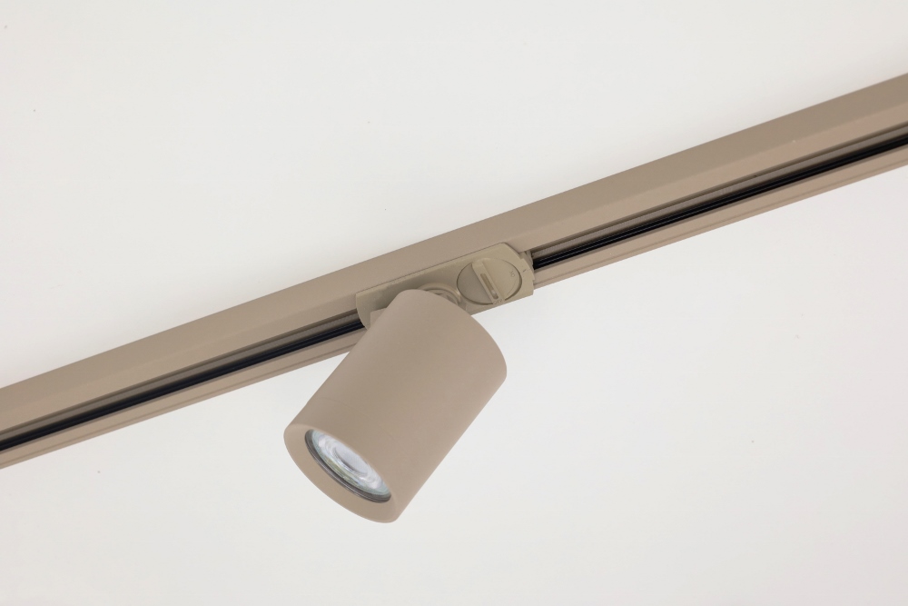 Railspot MILANO voor LUNA spanningsrail | Zand / Quartz
