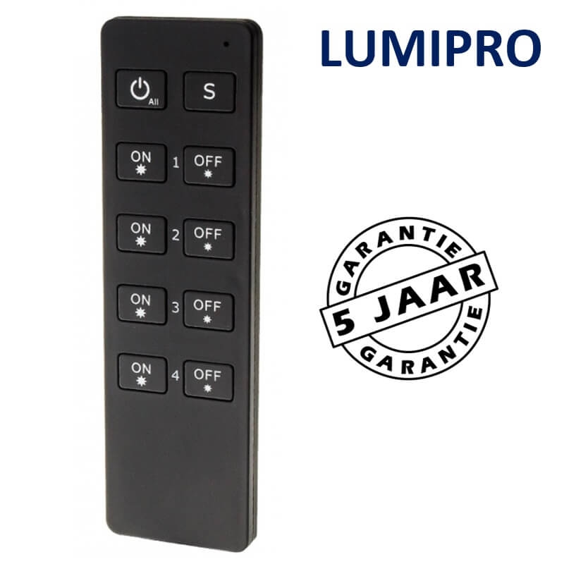 LUMIPRO basisset COB 2M 5 watt 2400K extra warm wit + zone dimmer