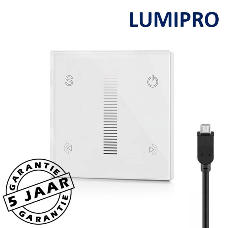 LUMIPRO basisset COB 2M 5 watt 2400K extra warm wit + zone dimmer