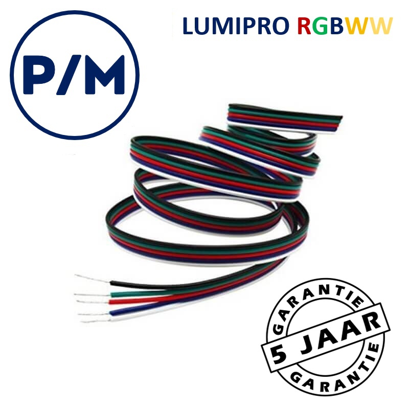 LUMIPRO basis 2M RGBWW + PROLED 4 zone wandbediening