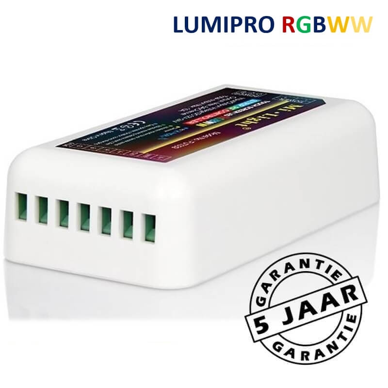 LUMIPRO basis 2M RGB + Wit 2400K-6500K IP65 | 4 zone afstandsbediening