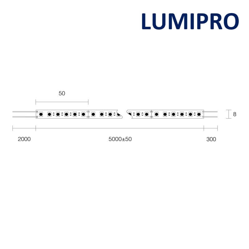 LUMIPRO basis 2M 9,6 watt 2700K warm wit + ZigBee dimmer
