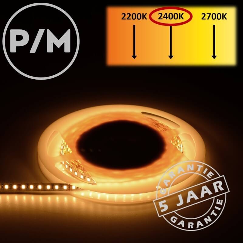 LUMIPRO basis 2M 9,6 watt 2400K extra warm wit + zone dimmer