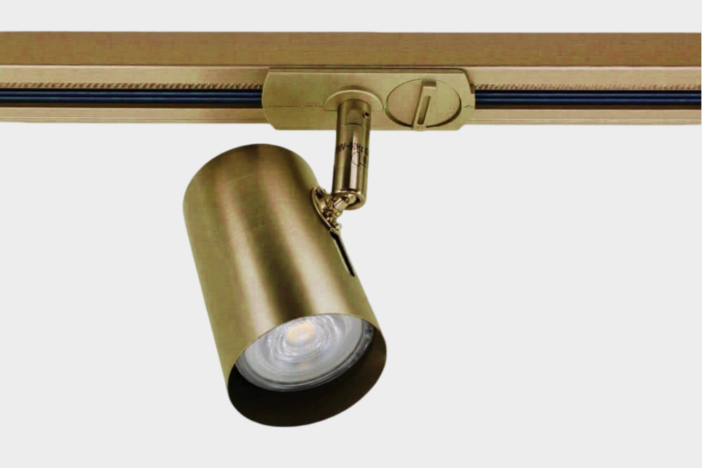 Railspot CILINDRO voor LUNA spanningsrail | Brons