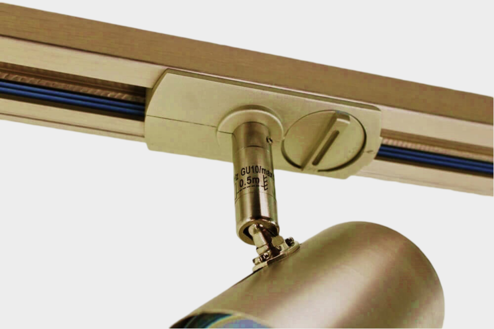 Railspot CILINDRO voor LUNA spanningsrail | Brons