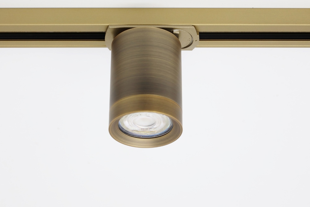 Railspot MILANO voor LUNA spanningsrail | Brons