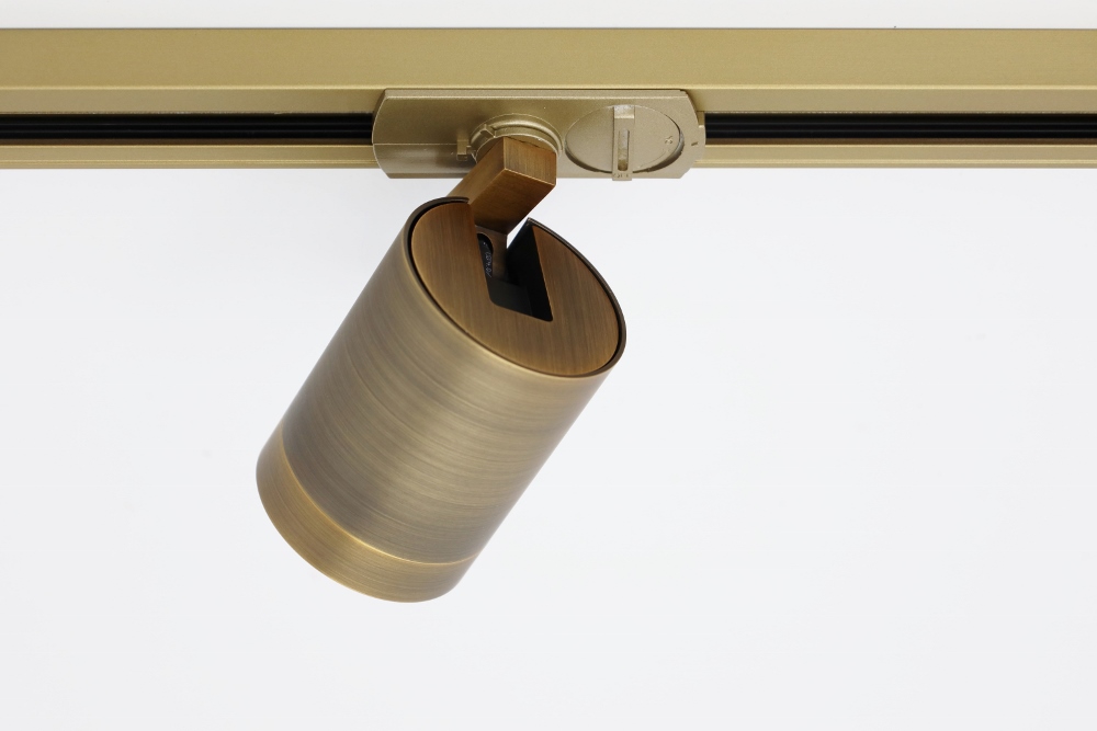 Railspot MILANO voor LUNA spanningsrail | Brons