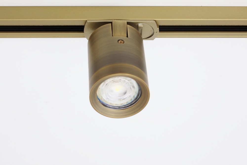 Railspot MILANO voor LUNA spanningsrail | Brons