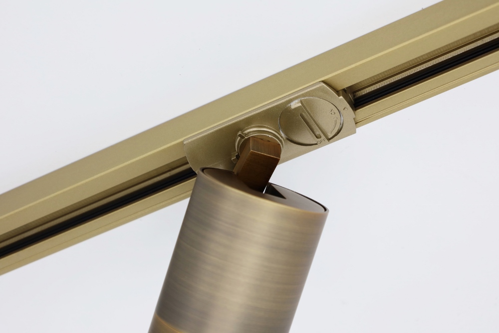 Railspot MILANO voor LUNA spanningsrail | Brons