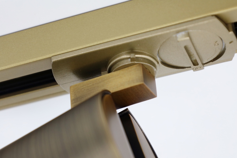 Railspot MILANO voor LUNA spanningsrail | Brons