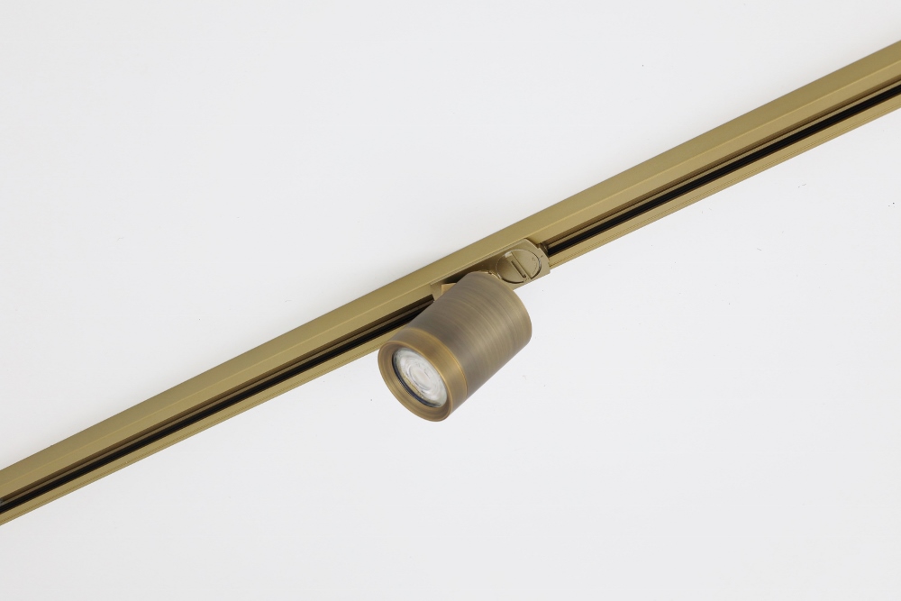 Railspot MILANO voor LUNA spanningsrail | Brons