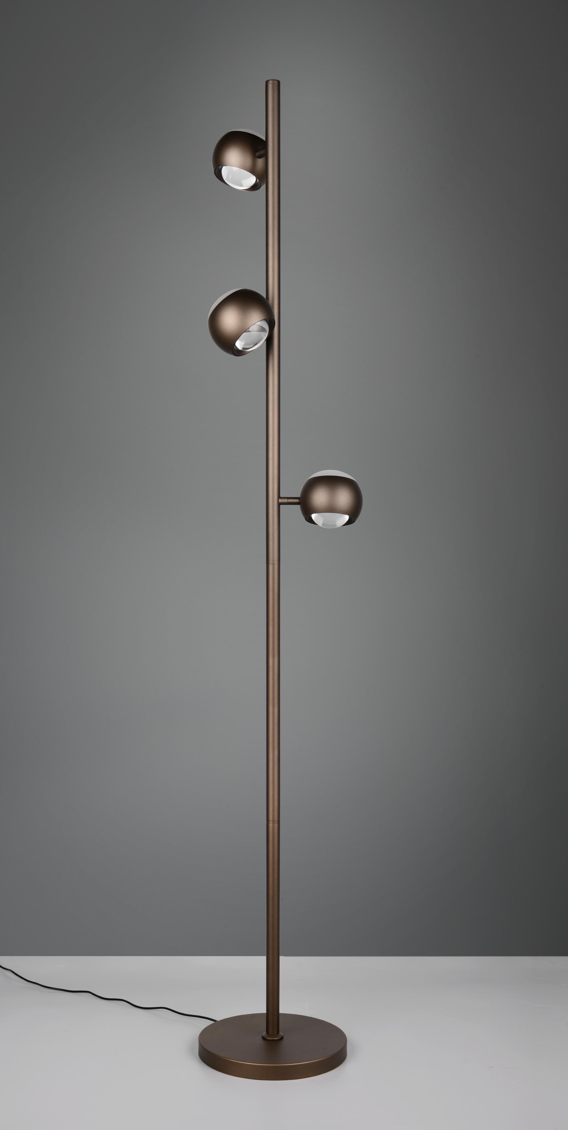 Elegante vloerlamp ORBIT 3-lichts | Platinum
