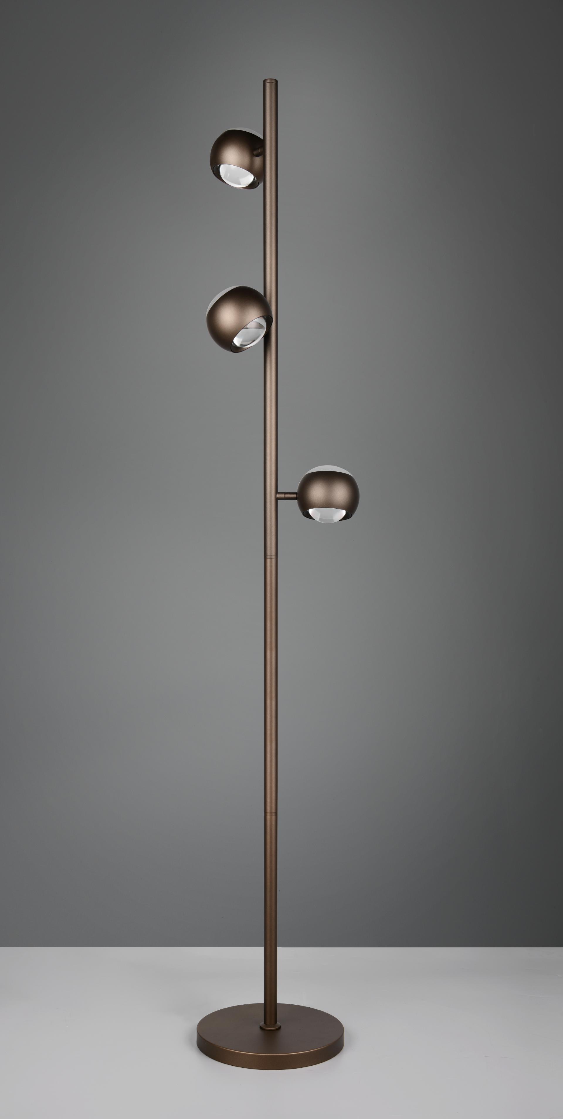 Elegante vloerlamp ORBIT 3-lichts | Platinum