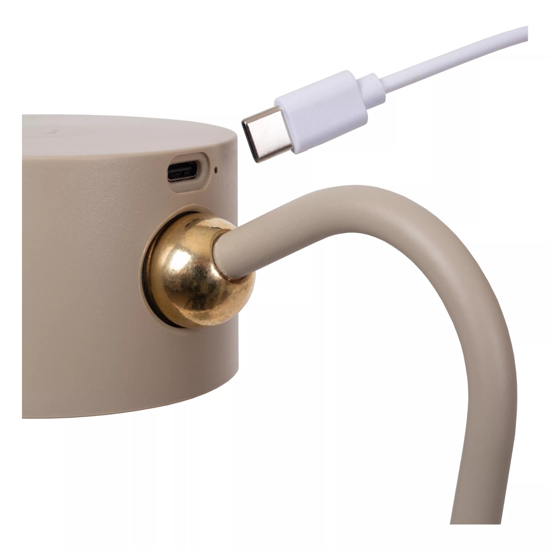 Oplaadbare multifunctionele lamp JOLAN | Taupe