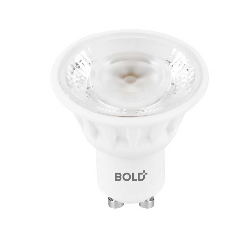 BOLD GU-10 50mm WARMGLOW 80 watt (6W) LED | Dimbaar CRI>90